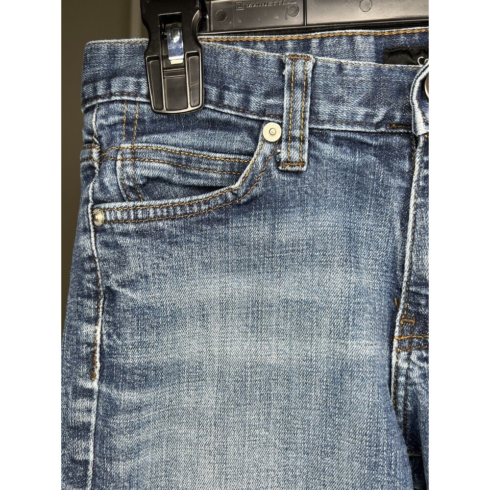 Calvin Klein Jeans Womens 4 Blue Mid-Wash Denim Mid-Rise Straight Stretch - Picture 2 of 12